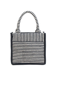 Charcoal Chic Evening Mini Tote Bag
