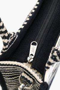 Charcoal Chic Evening Mini Tote Bag