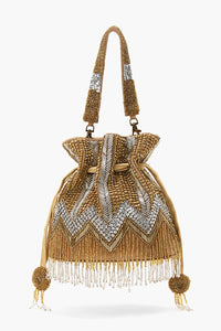 Gold Luxe Embellished Potli Clutch