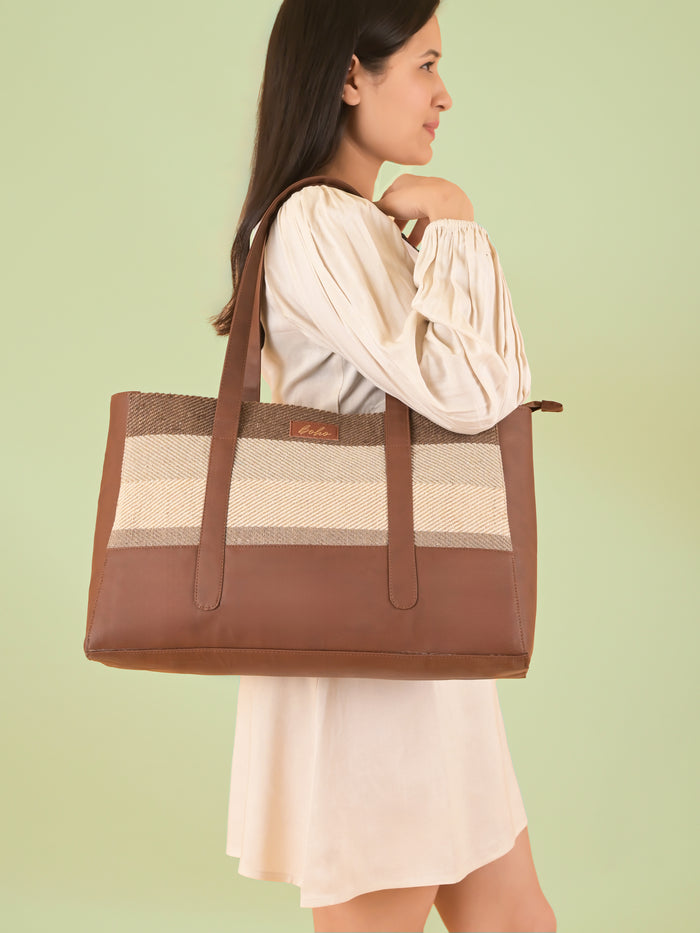 The Weave Accent Tote