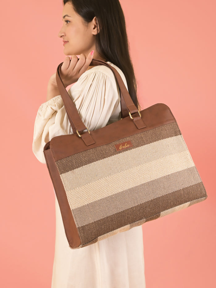 The Executive Stripe Bag