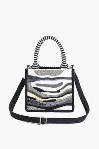 Charcoal Chic Evening Mini Tote Bag
