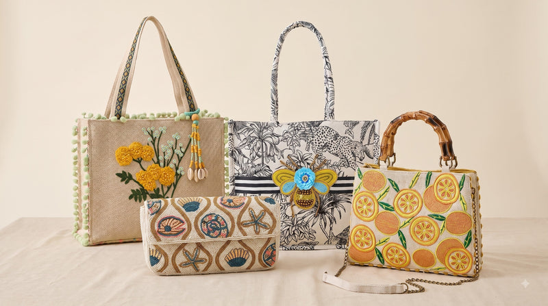 Handcrafted beaded shoulder bag and boho bags collection by Boho Girl