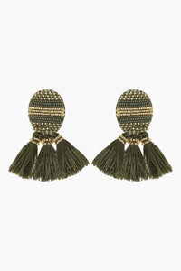 Olive Oasis Earrings