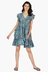 Sofia Paisley Mini Dress