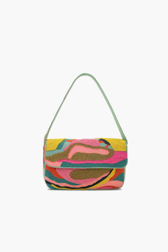 Pastel Dream Hand Beaded Shoulder Bag