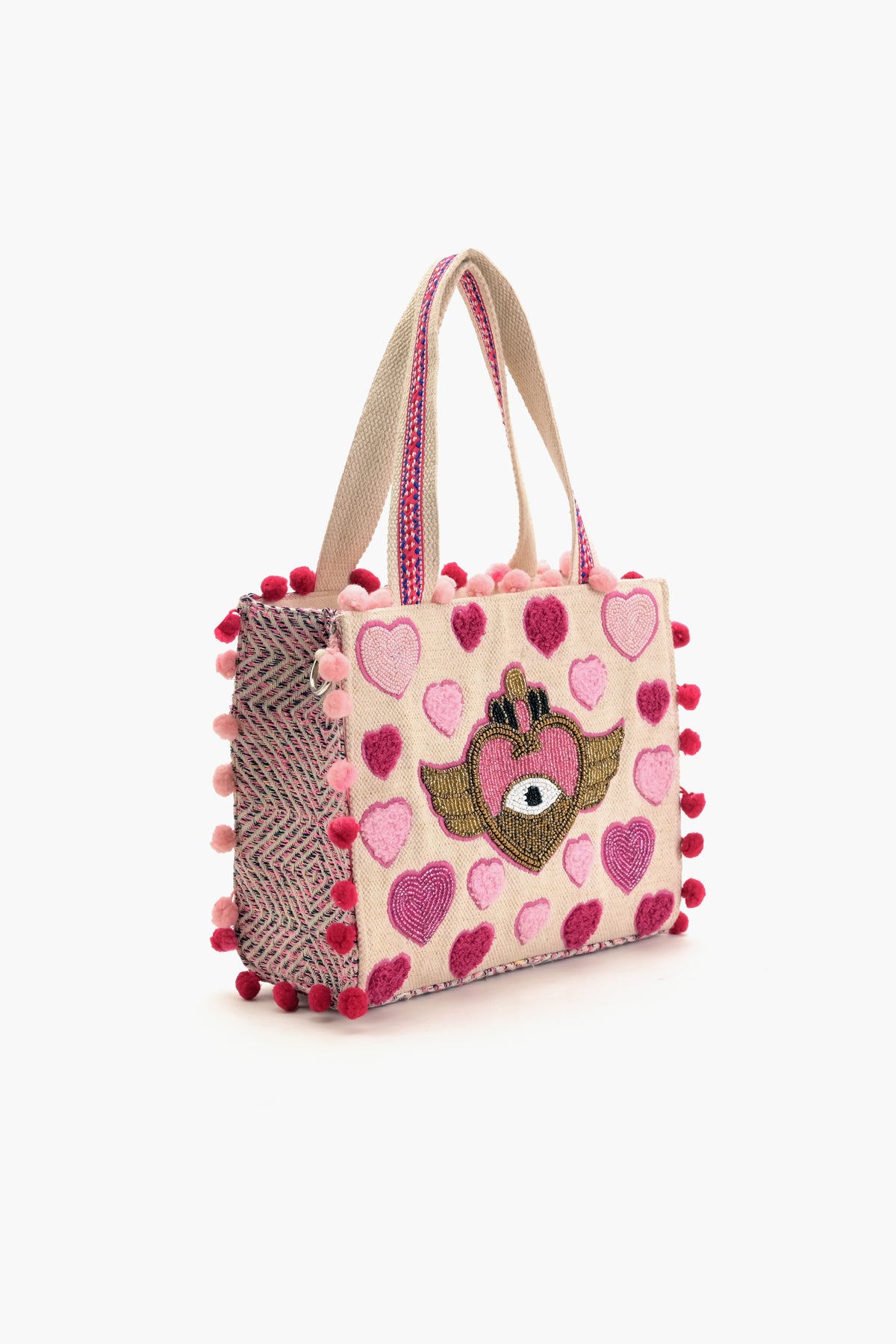 Heartfelt Rose Wings Mini Tote Bag