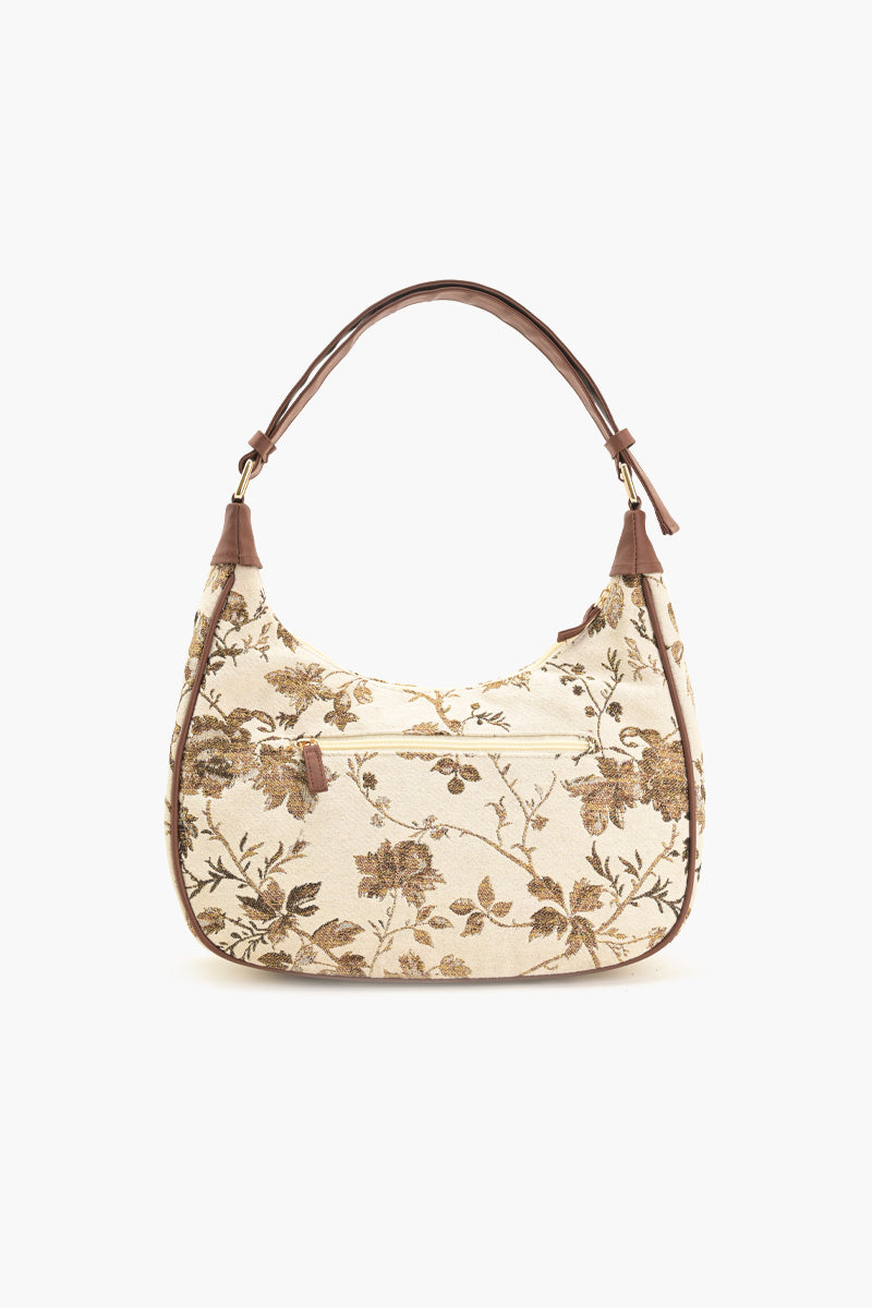 Dreamweaver Floral Tapestry Shoulder Bag