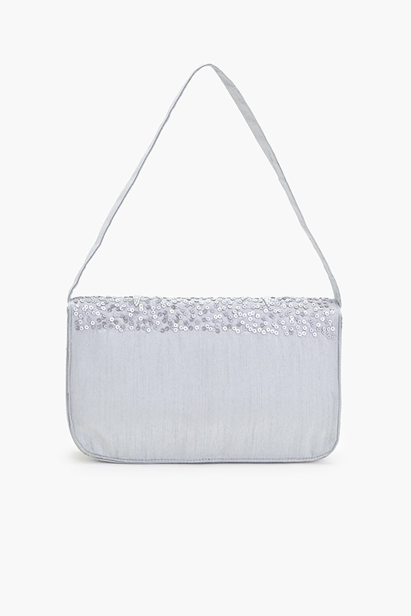 Daisy Delight Beaded Clutch