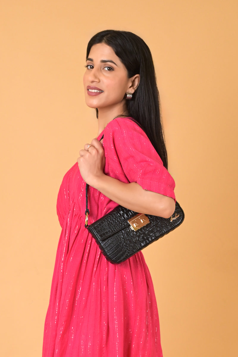 Croc Chic Shoulder Bag