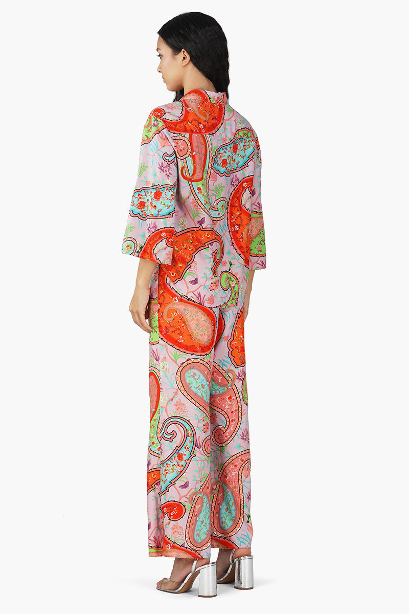 Iris Paisley Co-ord Set Orange