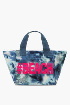 Beach Tote Bag Embroidered Handmade