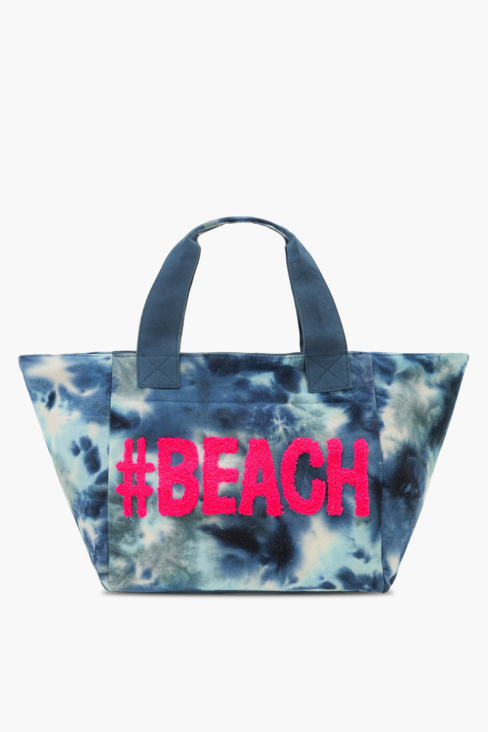 Beach Tote Bag Embroidered Handmade