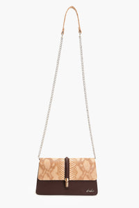 Ophidian Shimmer Crossbody - Brown