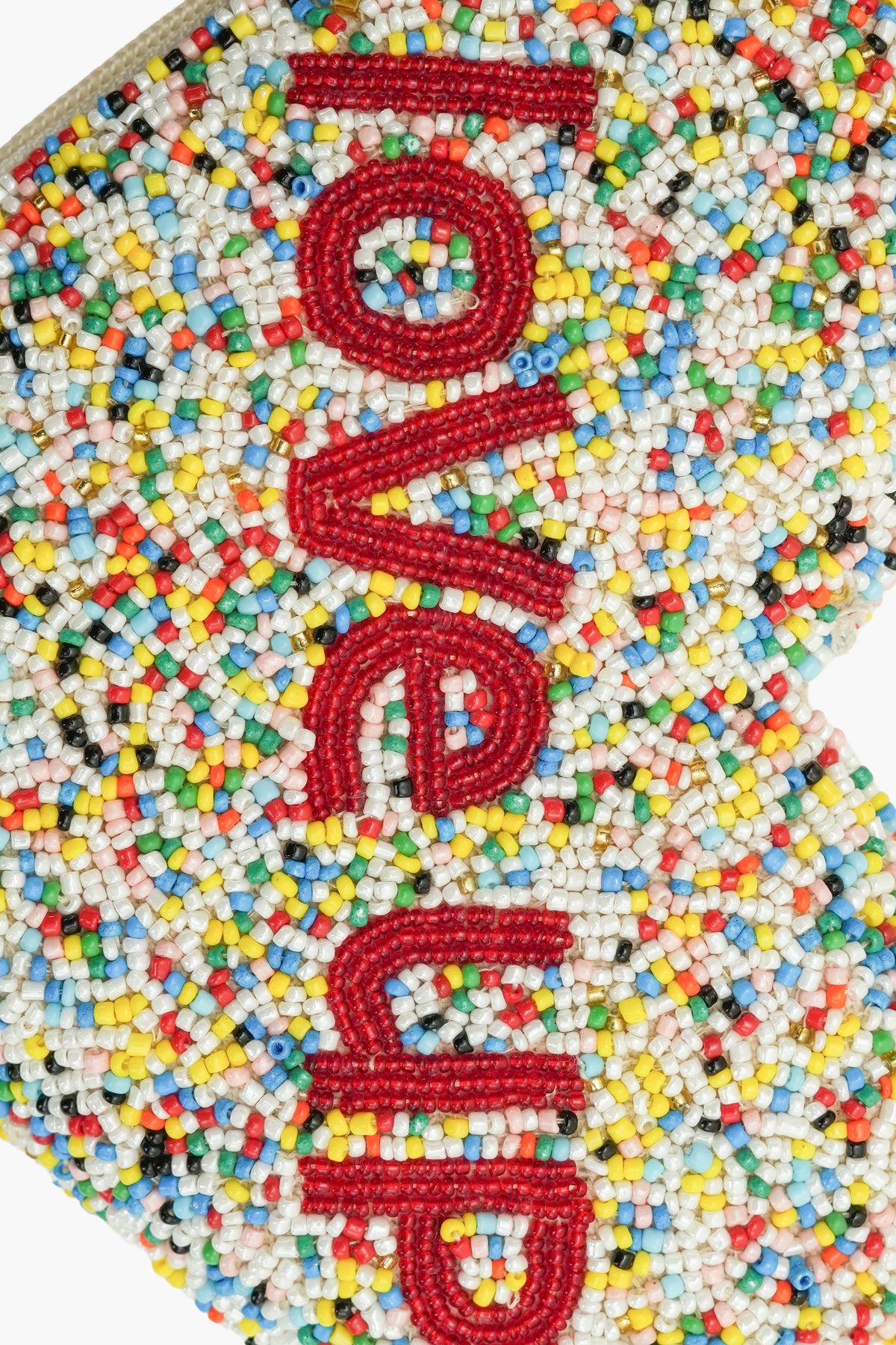 Bohogirl Love-Up Heart Pouch and Speckled White & Rainbow Combo