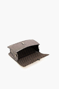 Ophidian Shimmer Crossbody - Pewter
