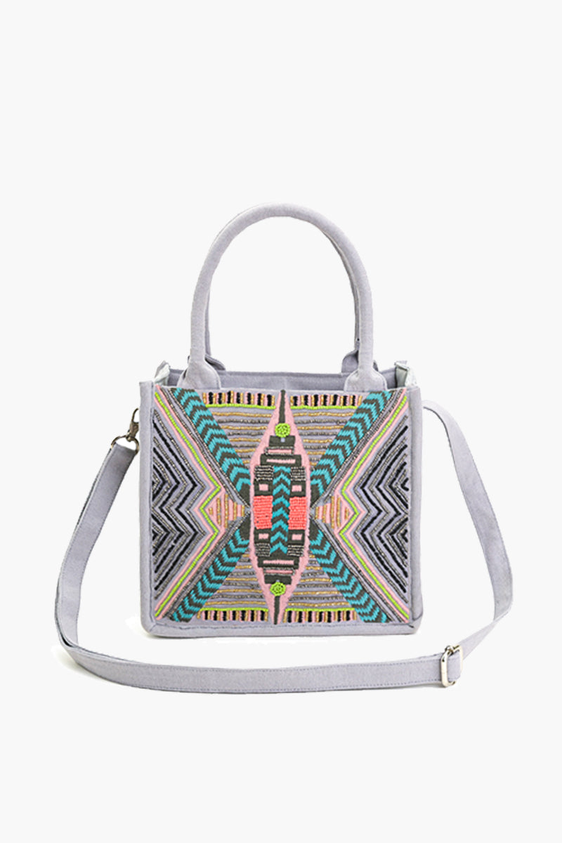Frost Grey Mini Tote Bag