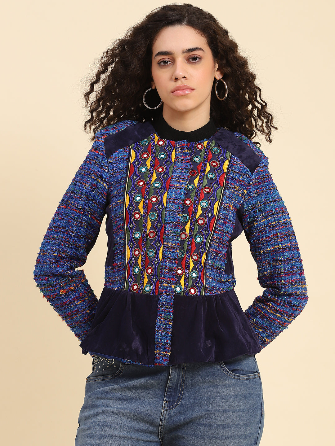 Blue Kutchi Heritage Jacket