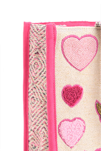 Heartfelt Rose Wings Tote Bag