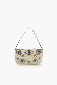 Mystic Eye Fully Beaded Shoulder Bag with Earrings by BohoGirl