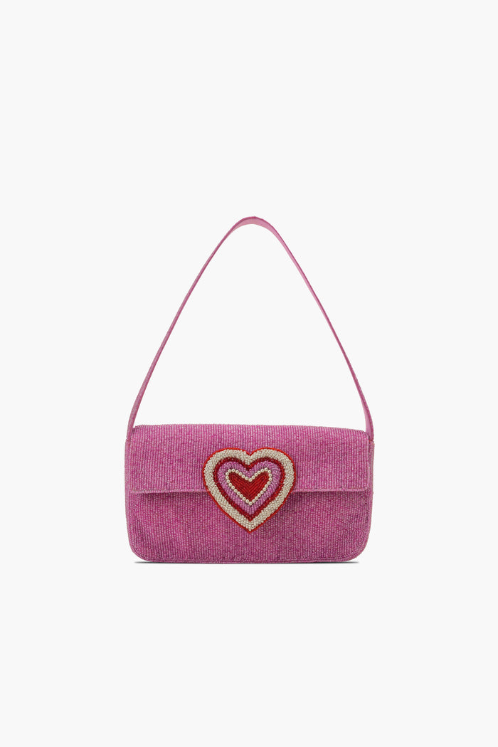 Handcrafted Fully Beaded Luxury Shoulder Bag - Valentine's Special Evening Purse for Women