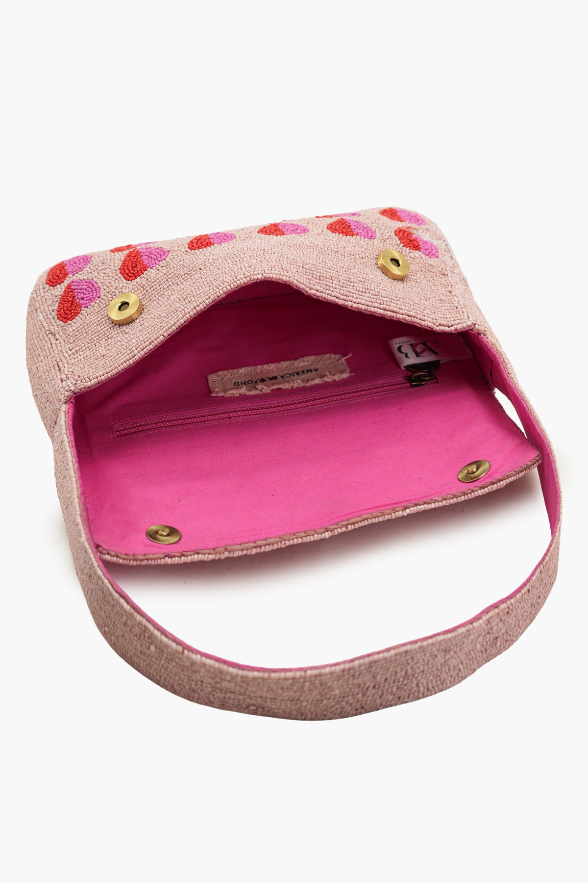 Boho Girl Sweetheart Beaded Shoulder Bag