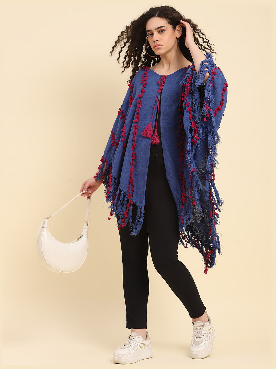 Handwoven Mexican Poncho