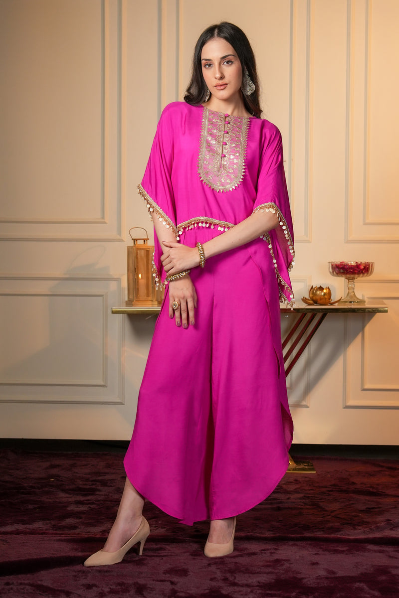 Mohama Pink Indowestern Co-ord Set