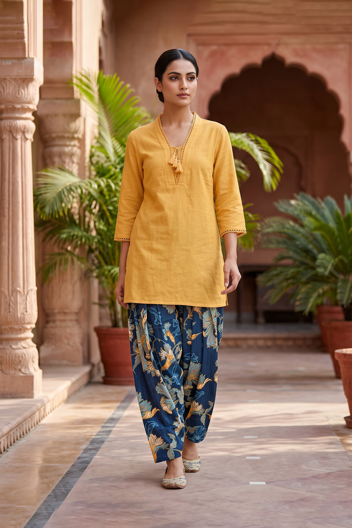 Sunlit Bloom Kurta Set