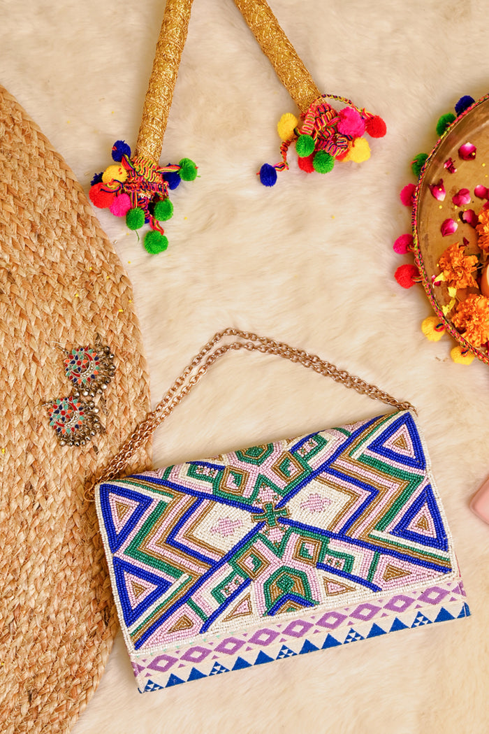 Beaded Ethnic Sling Boho Navratri Bag