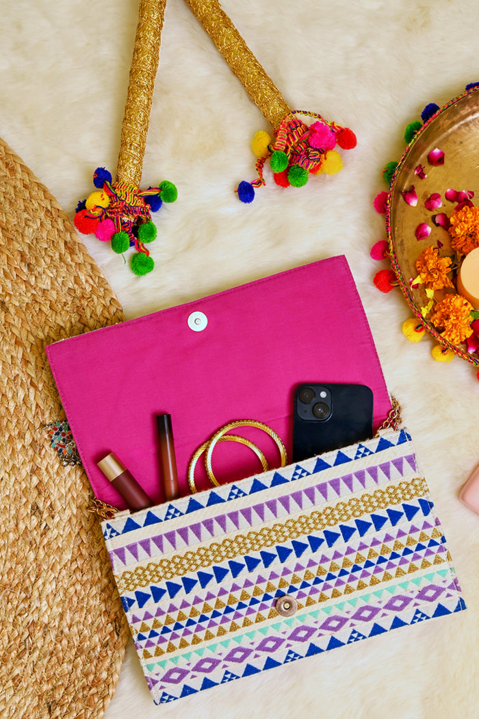 Beaded Ethnic Sling Boho Navratri Bag