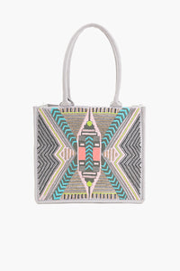 Frost Grey Luxe Tote Bag