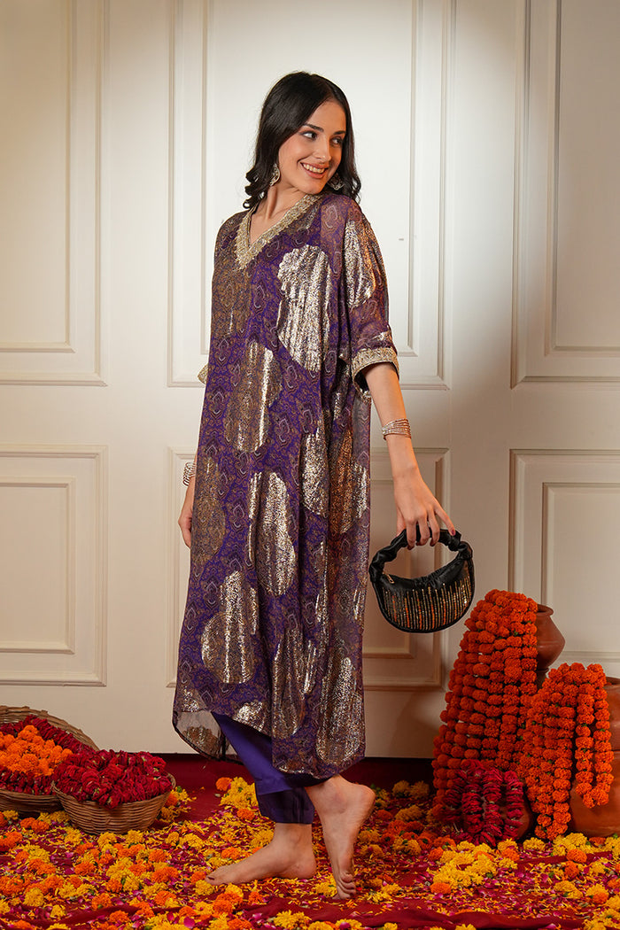 Meherza Indo Western Women Co-ord Set