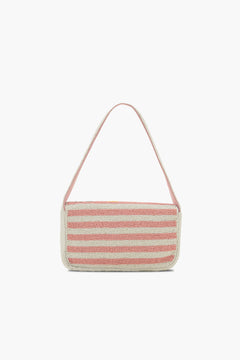 Lemon Citrus Burst Hand-Beaded Shoulder Bag