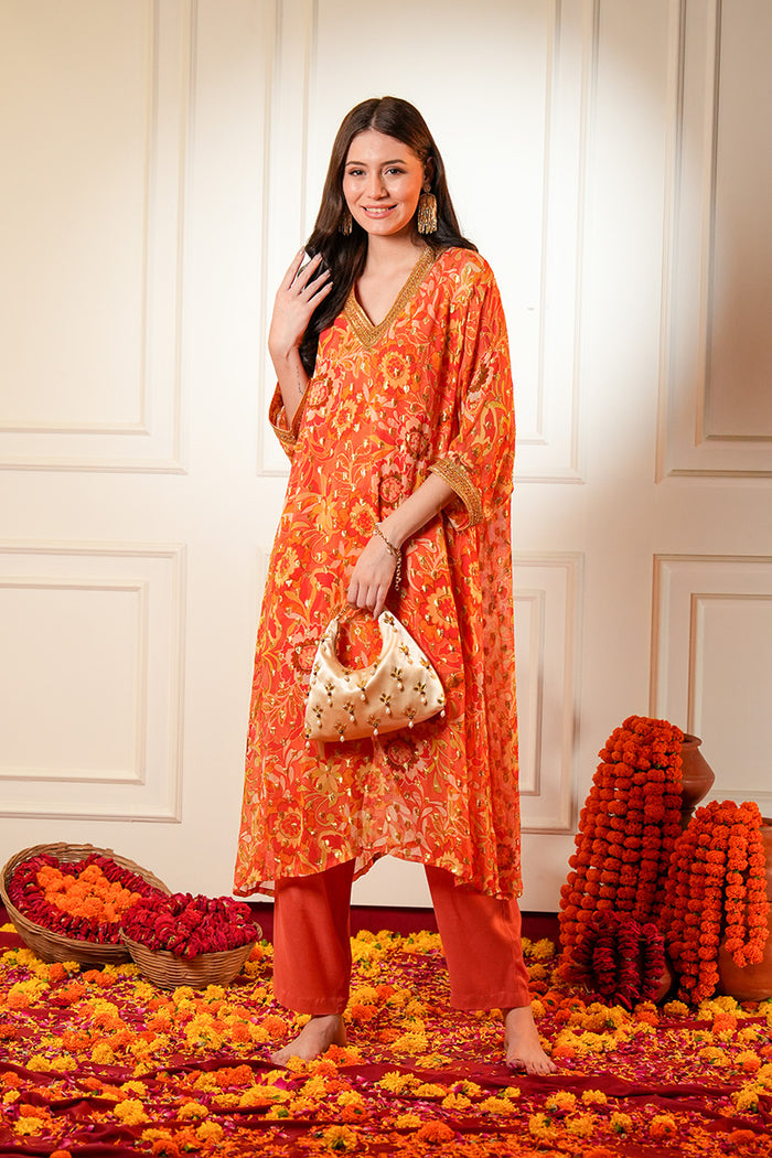 Gulnaar Indowestern Women Co-ord Set