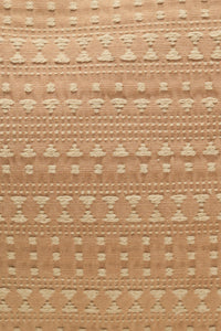 Beige Woven Half Moon Shoulder Bag