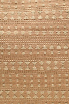 Beige Woven Half Moon Shoulder Bag