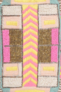 Geometric Embroidered Cushion Cover