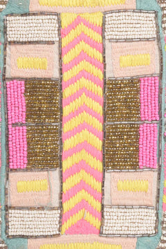 Geometric Embroidered Cushion Cover