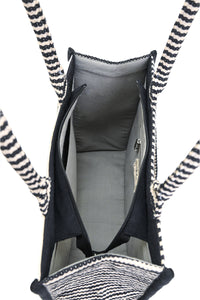 Charcoal chic Evening Tote Bag