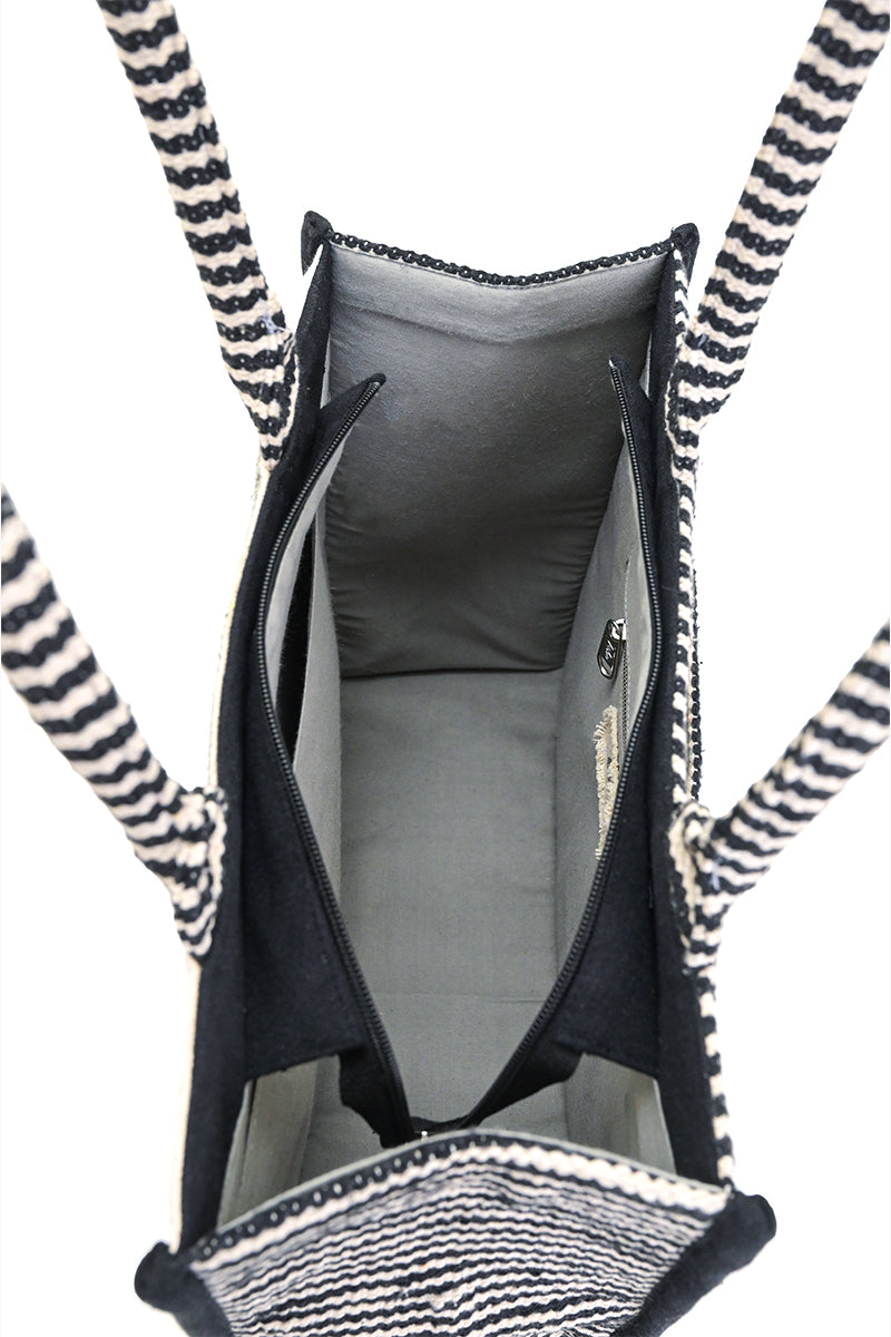 Charcoal chic Evening Tote Bag