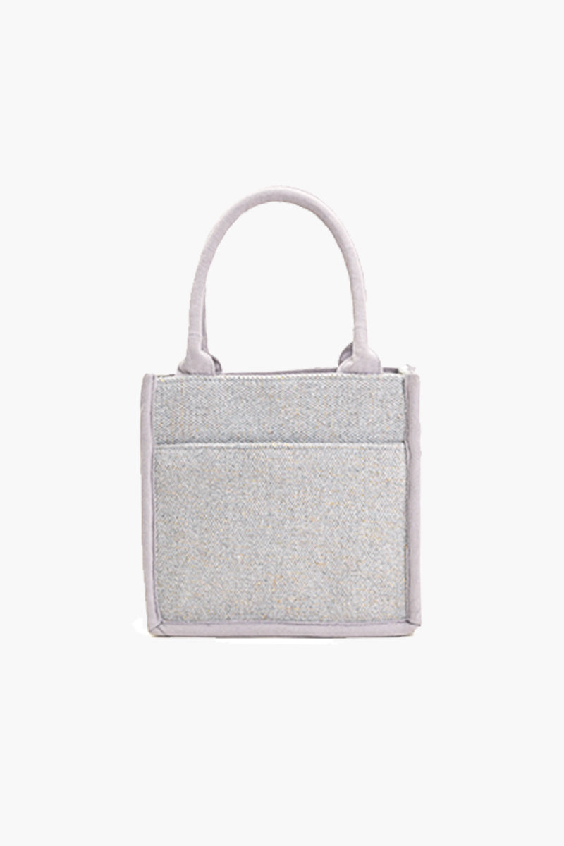 Frost Grey Mini Tote Bag