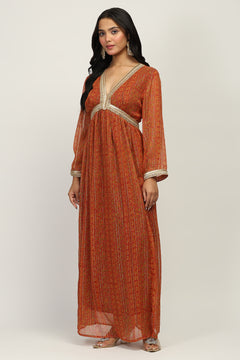 Swarnima Tissue Indo Western Dress