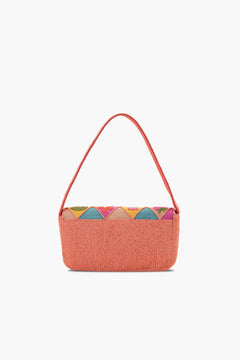 Citrus Burst Hand-Beaded Shoulder Bag