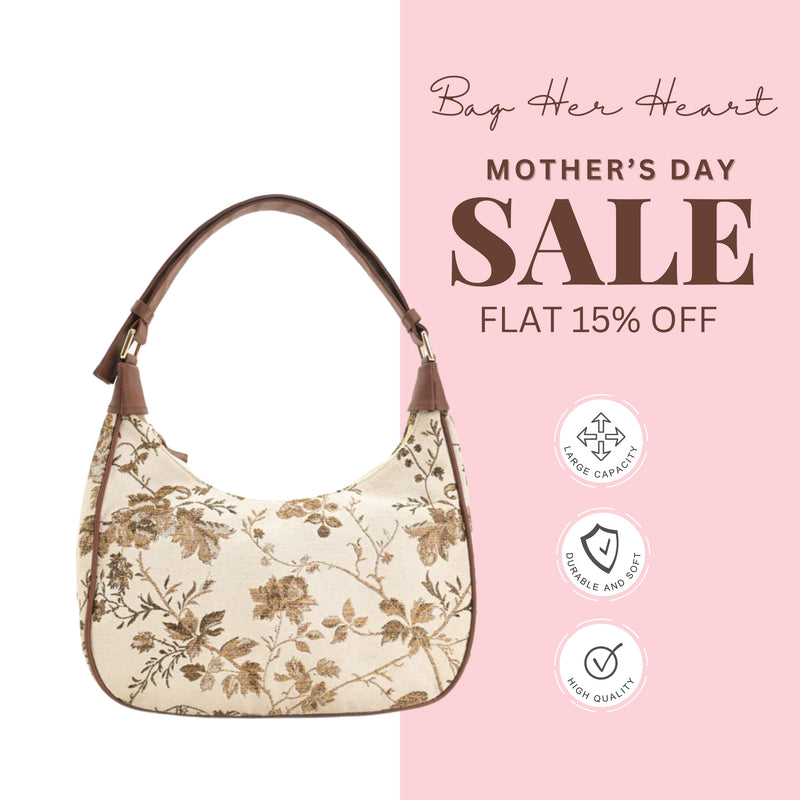 Dreamweaver Floral Tapestry Shoulder Bag