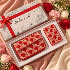 Sweetheart Beaded Shoulder Bag Gift Set
