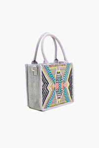 Frost Grey Mini Tote Bag