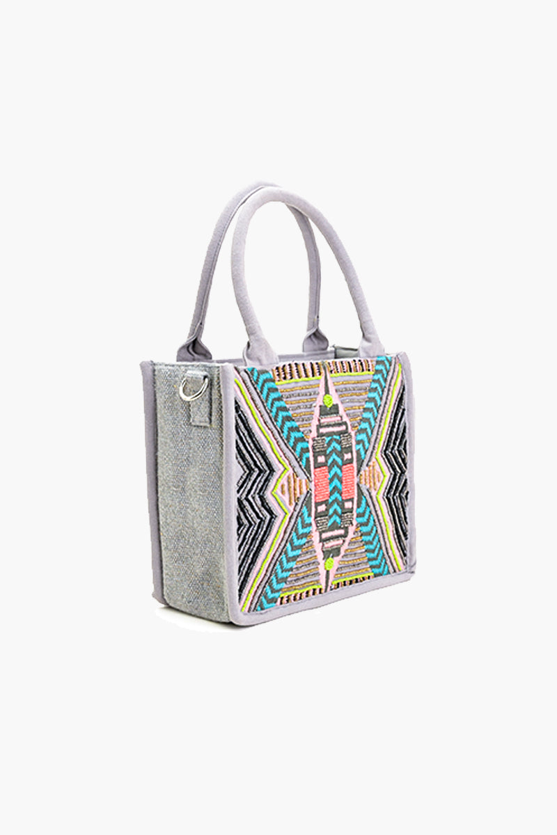 Frost Grey Mini Tote Bag