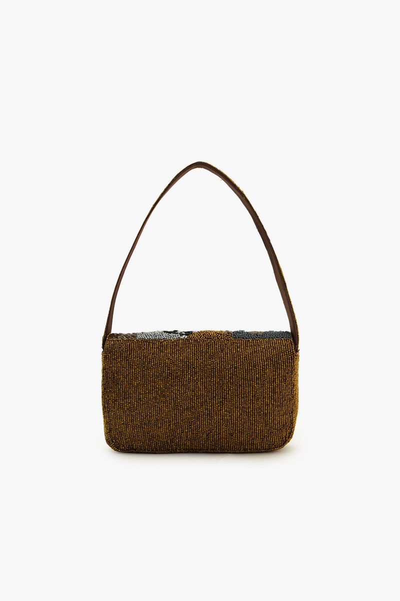 Boho Girl Mosaic Glow Fully Beaded Shoulder Bag