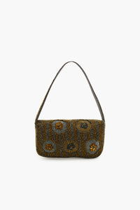 Boho Girl Golden Charm Beaded Shoulder Bag